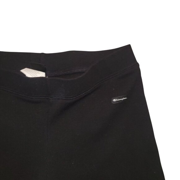 Champion Womens Black Capri Leggings  Cotton Blend Stretch S workout running yog - Picture 2 of 5